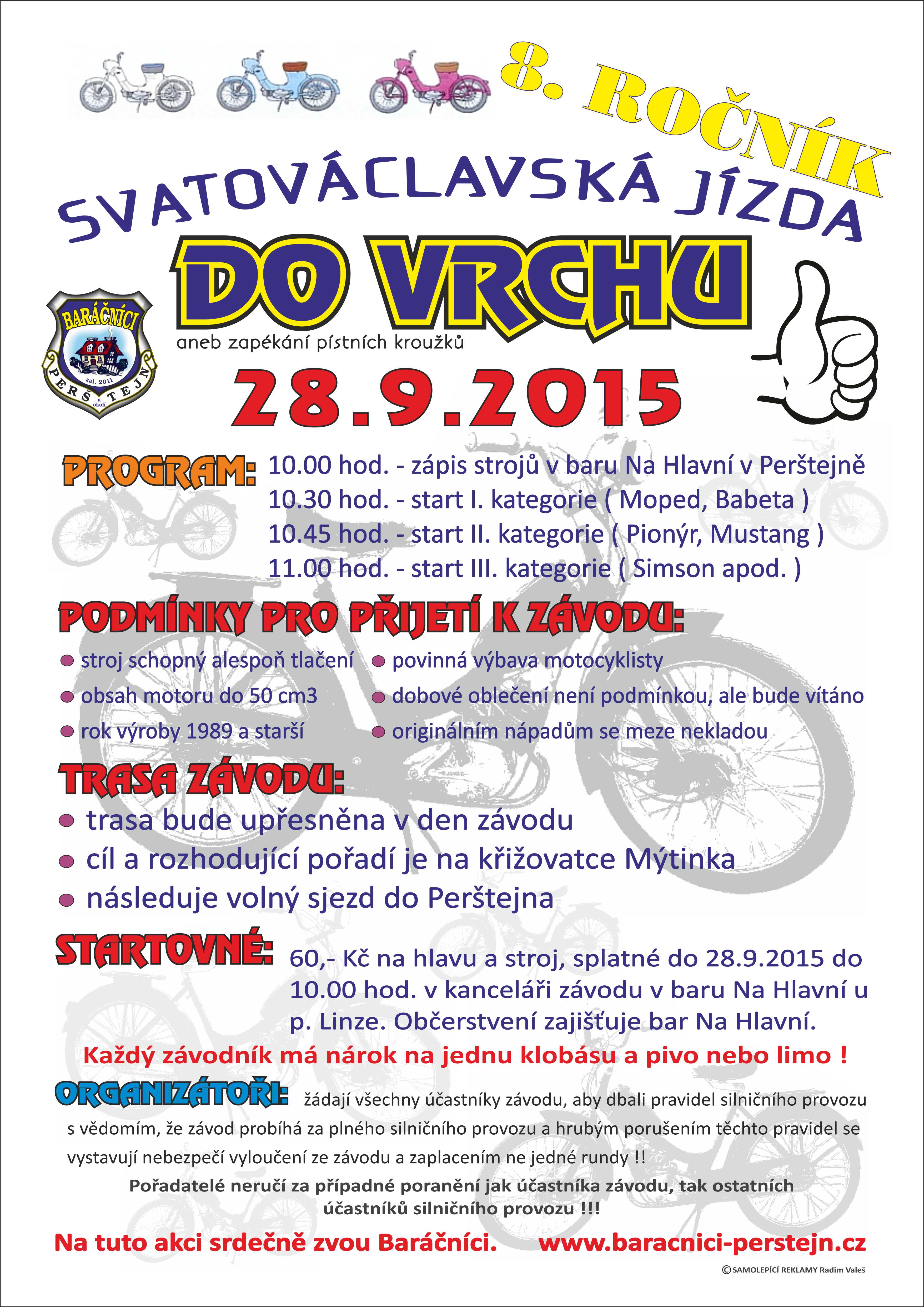 baráčníci - jízda do vrchu 2015