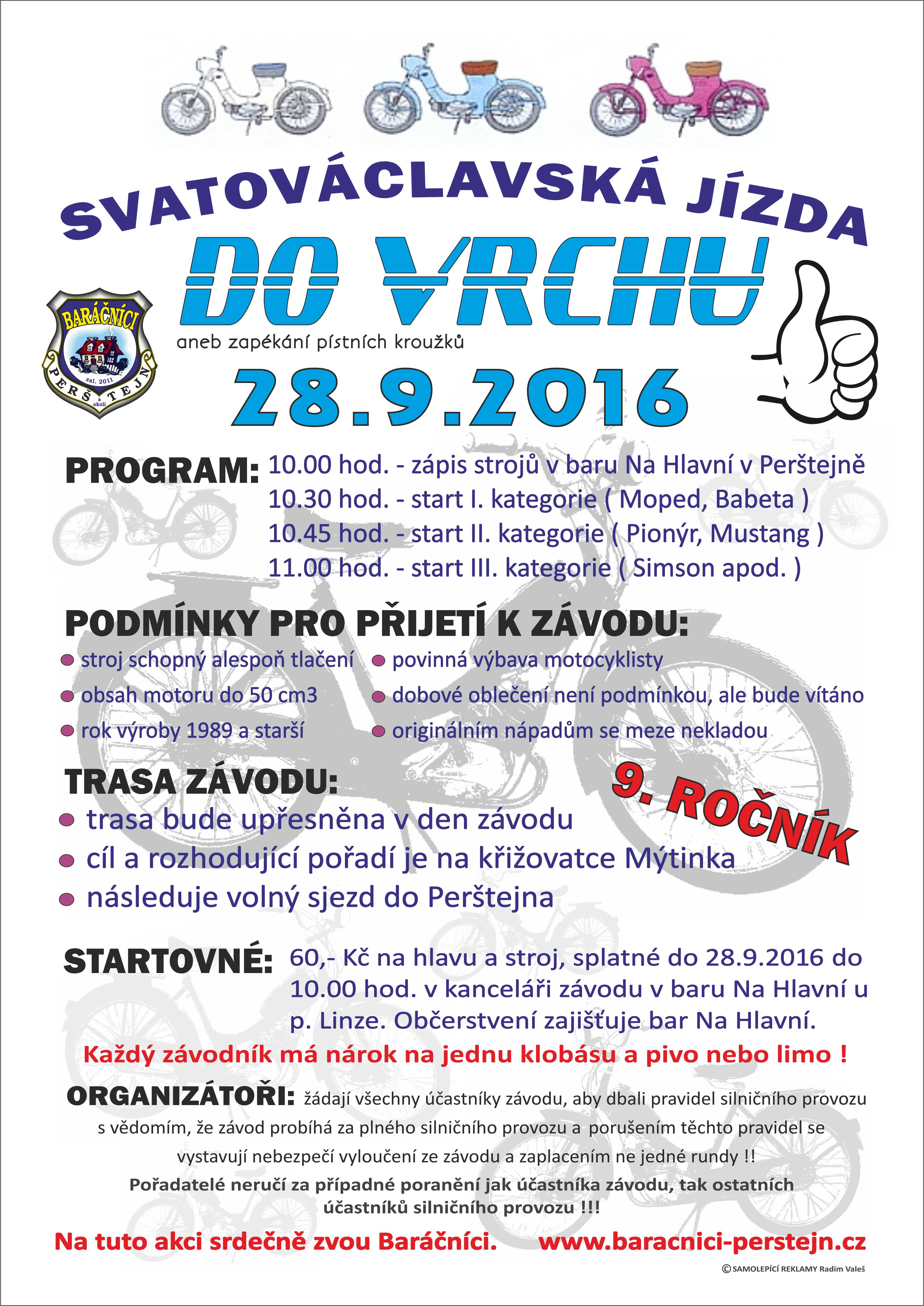 baráčníci - jízda do vrchu 2016